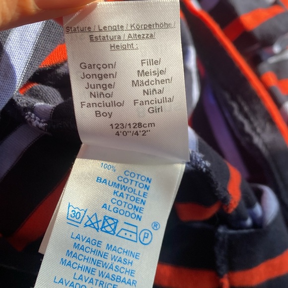 Saint James X Crewcuts 8 Girl’s Striped T-shirt - Picture 11 of 12